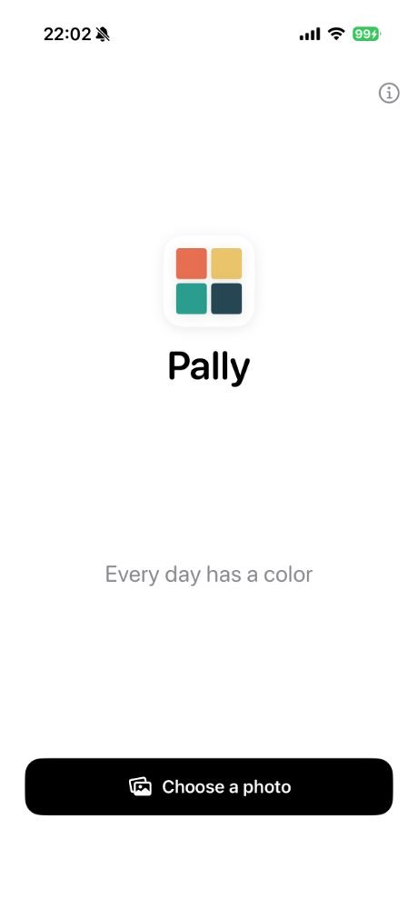 Pally start screen